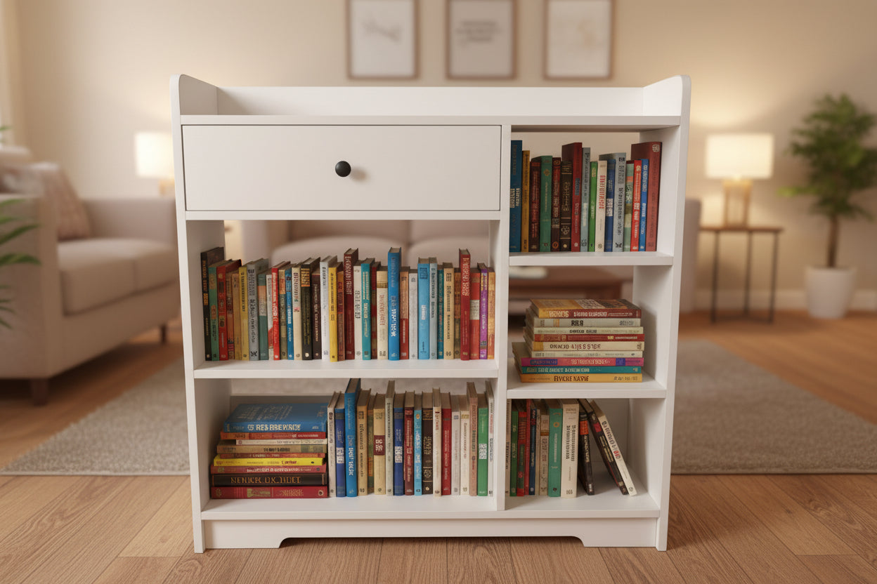 Book Shelf with drawer Code : T125