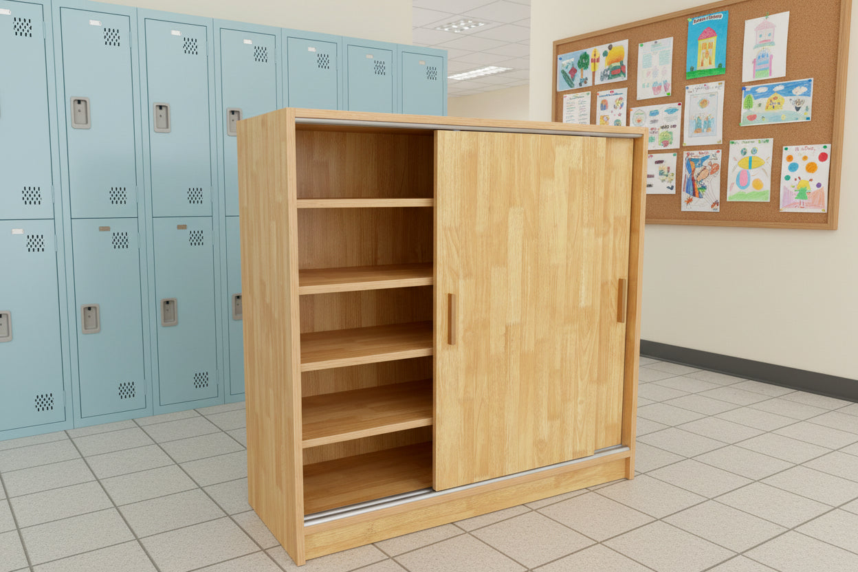 Blockboard Shoe Cabinet with Slide Door , Code No. T140 , T141 , T142