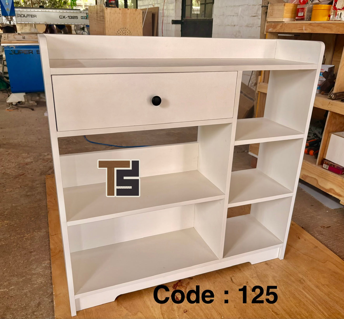 Book Shelf with drawer Code : T125