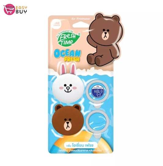 Vent Clip Air Freshener ( LINE FRIENDS OCEAN FRESH )