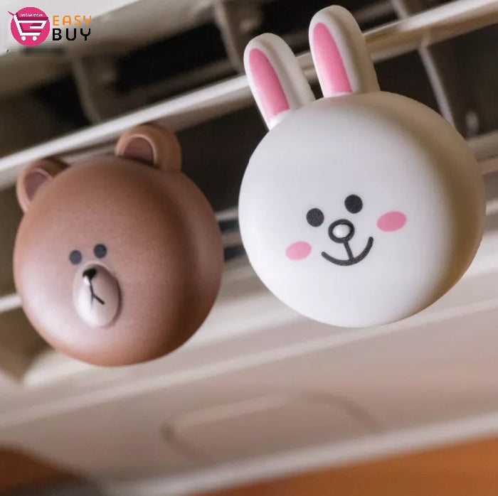 Vent Clip Air Freshener ( LINE FRIENDS Cotton Candy ) 3 Pcs